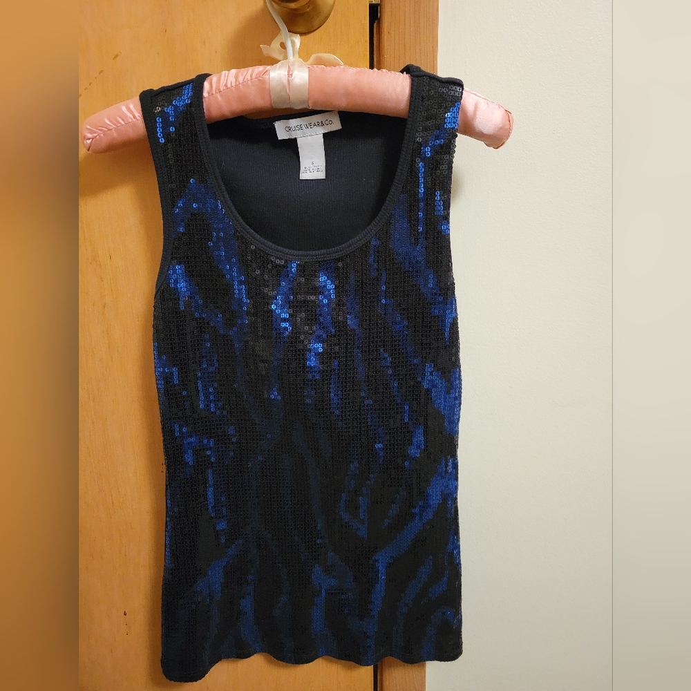 Evening sleeveless top